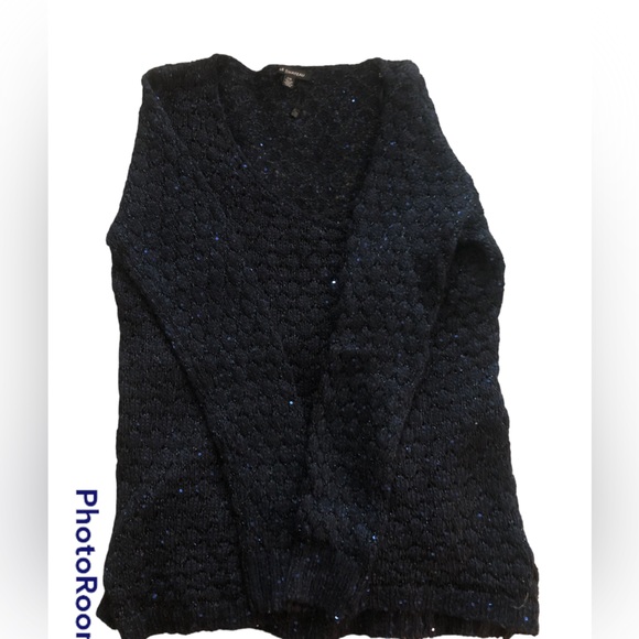 Le Chateau sequinned sweater Lg - Picture 2 of 5